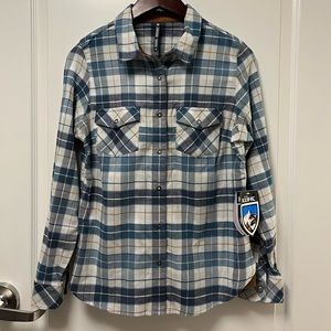 Women’s size small KUHL flannel shirt